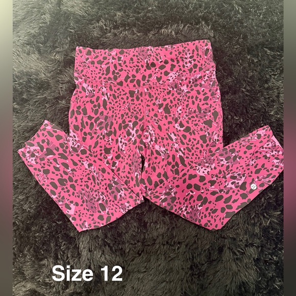 lululemon athletica Pink and Black Leggings - Picture 1 of 1